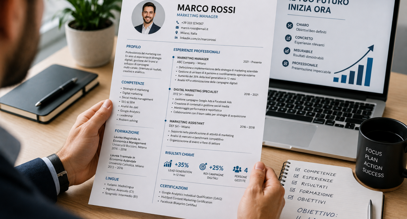 Come scrivere un curriculum perfetto