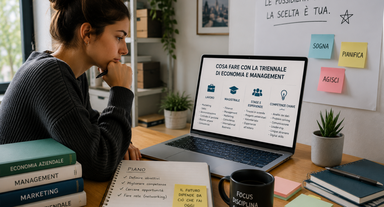 Cosa fare con la triennale in economia e management