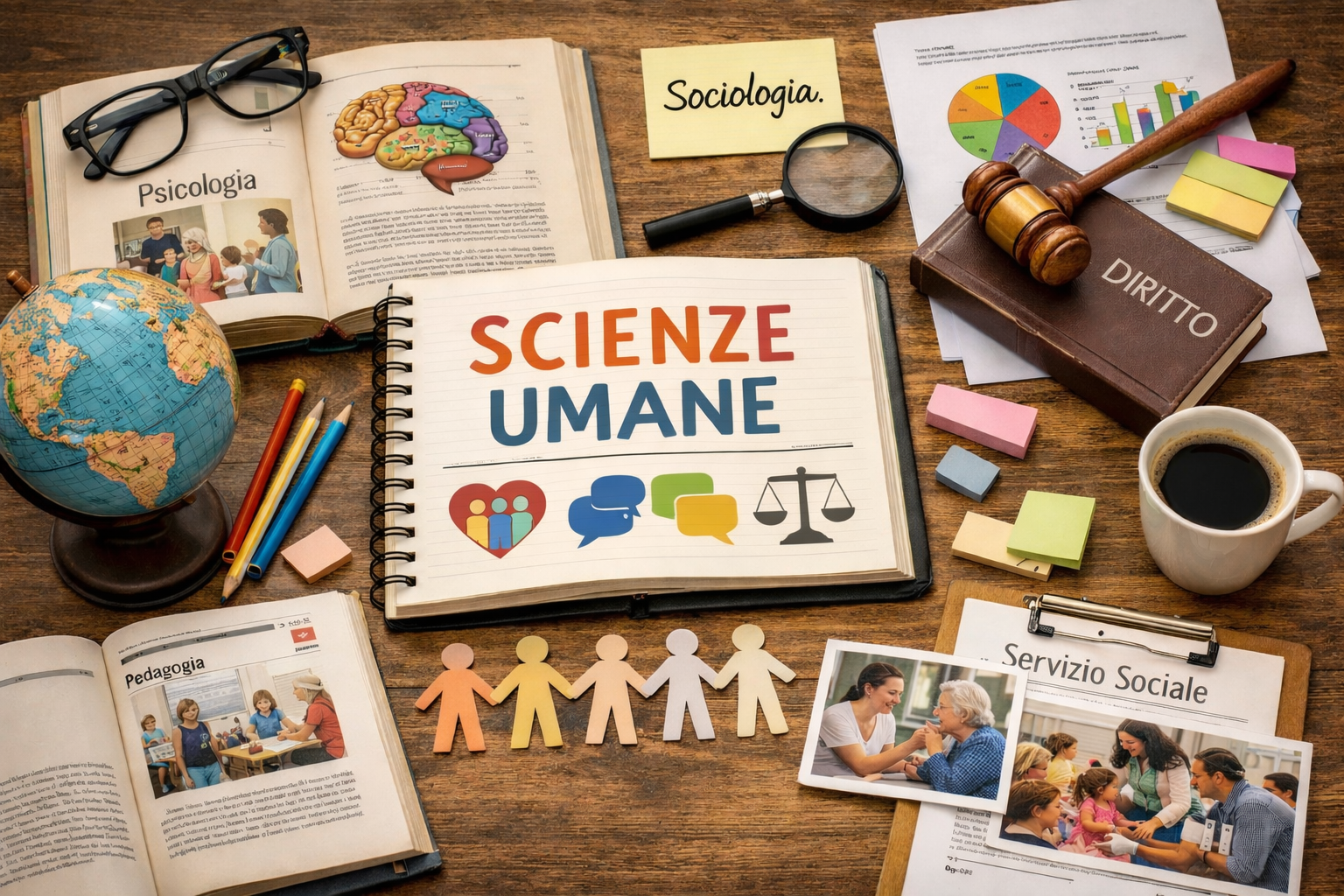 Che posso fare con il diploma di scienze umane?